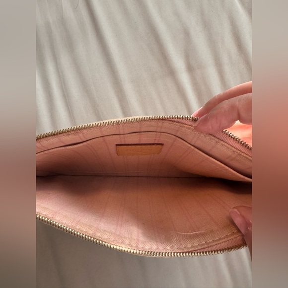 Louis Vuitton Damier Azur Canvas Neverfull Pochette - Picture 7 of 7